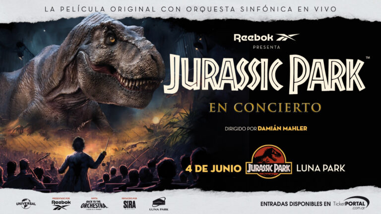 “JURASSIC PARK” EN CONCIERTO” EN EL ESTADIO LUNA PARK 5 Jurassic Park